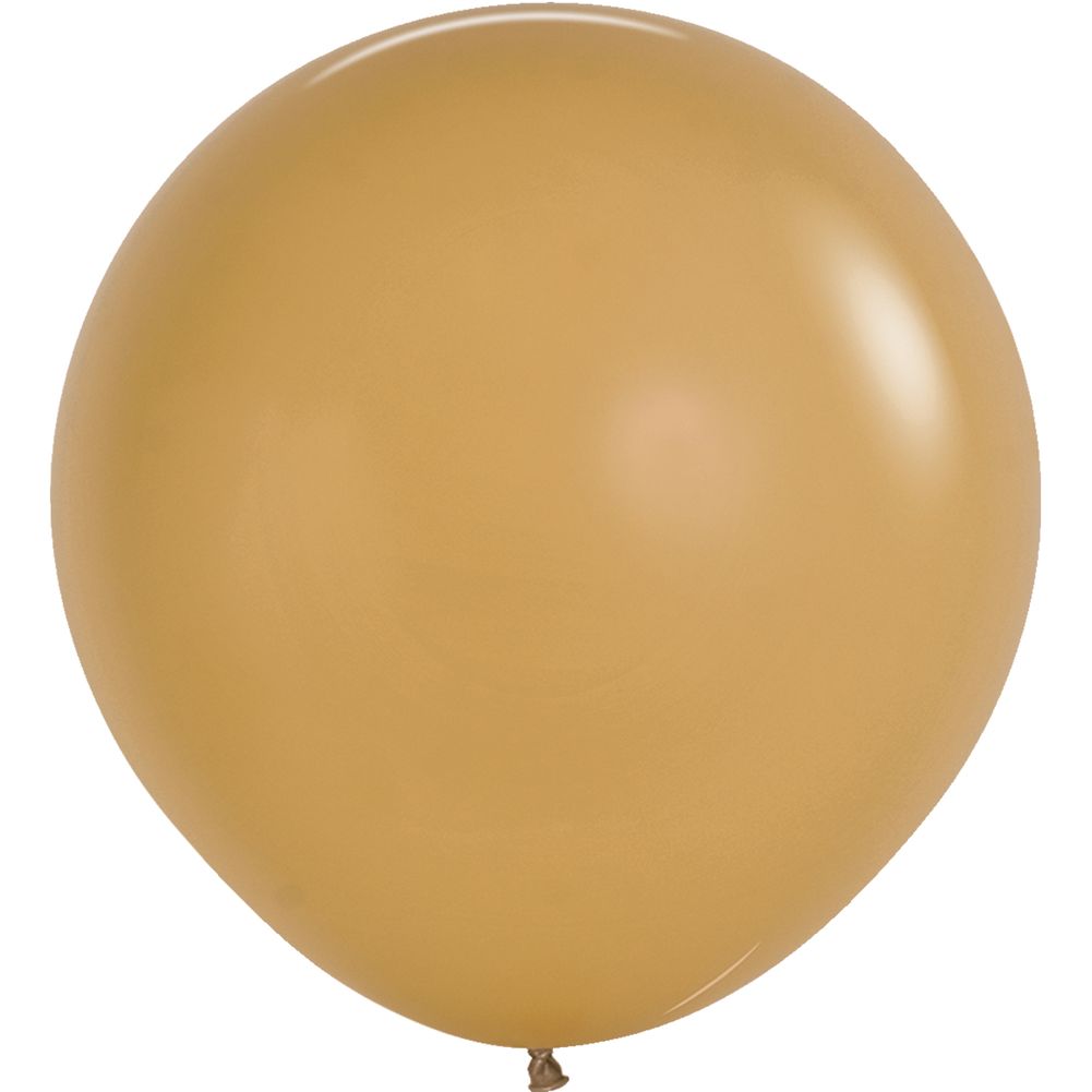 Sempertex 24" Deluxe Latte Latex Balloons (10ct)