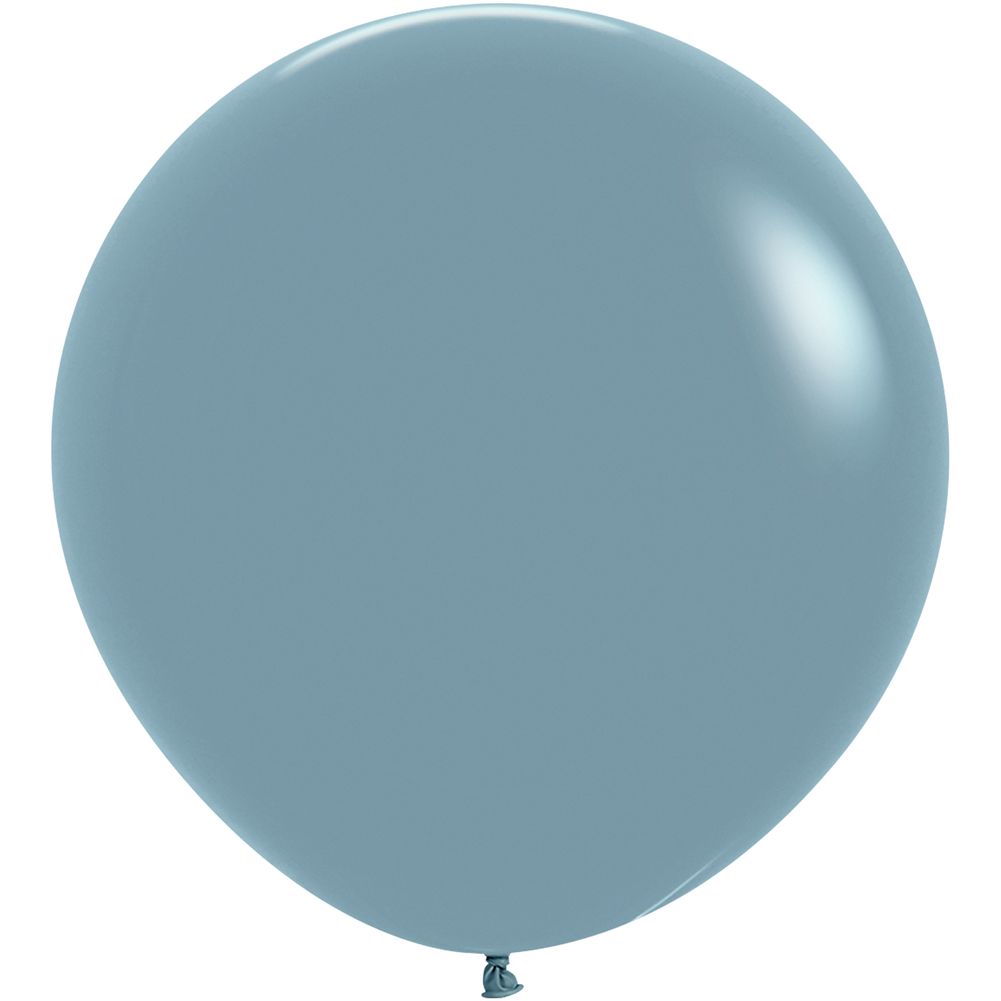 Sempertex 24" Pastel Dusk Blue Latex Balloons (10ct)