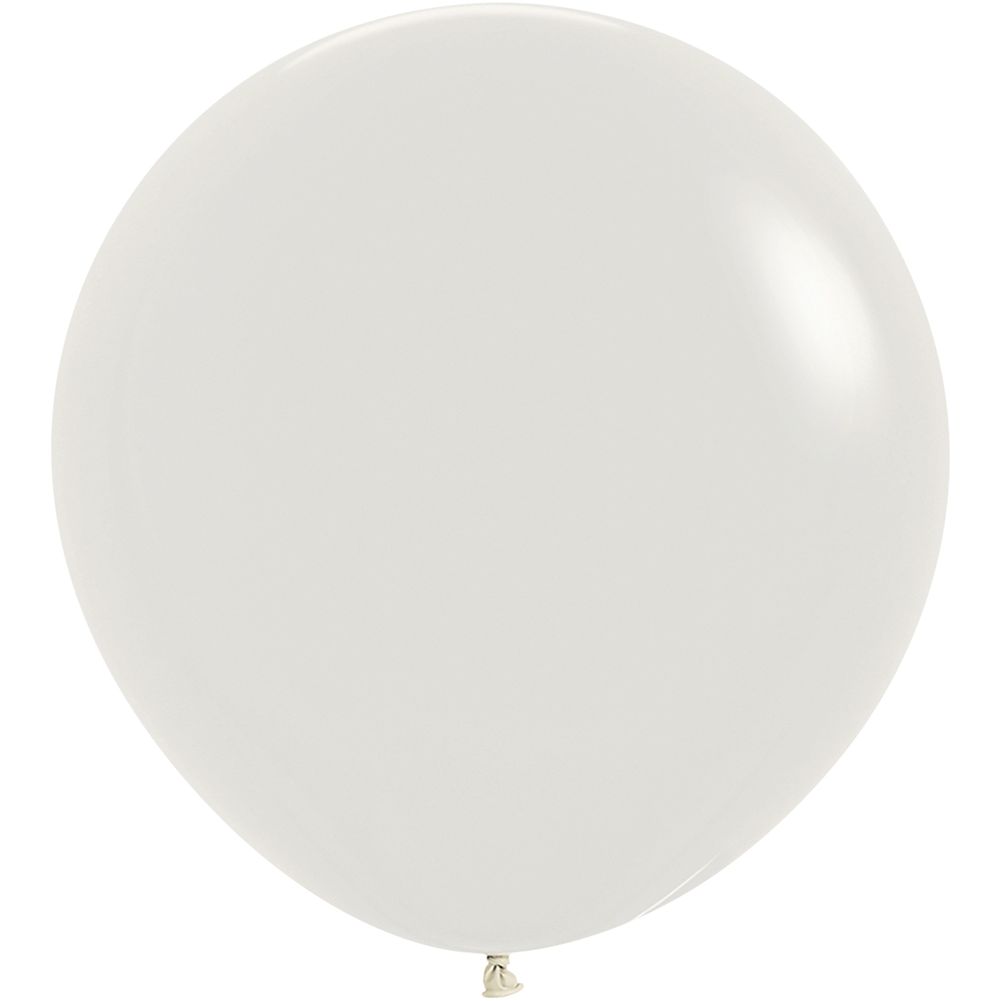 Sempertex 24" Pastel Dusk Cream Latex Balloons (10ct)