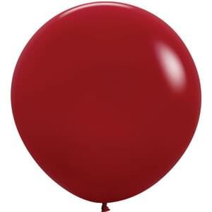 Sempertex 24" Deluxe Imperial Red Latex Balloons (10ct)