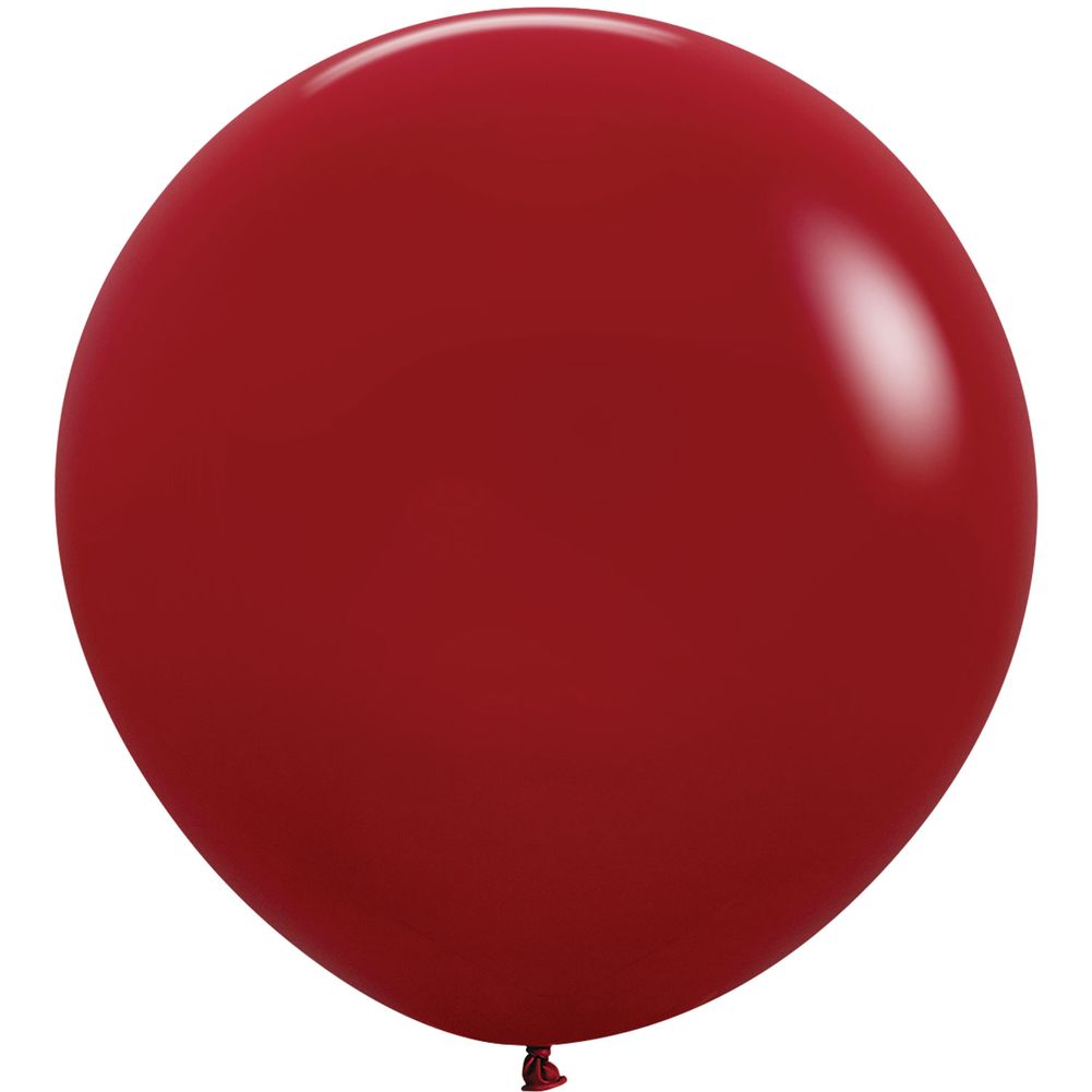 Sempertex 24" Deluxe Imperial Red Latex Balloons (10ct)