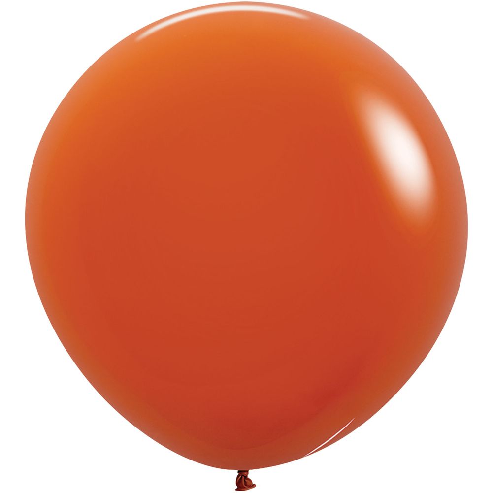 Sempertex 24" Deluxe Sunset Orange Latex Balloons (10ct)