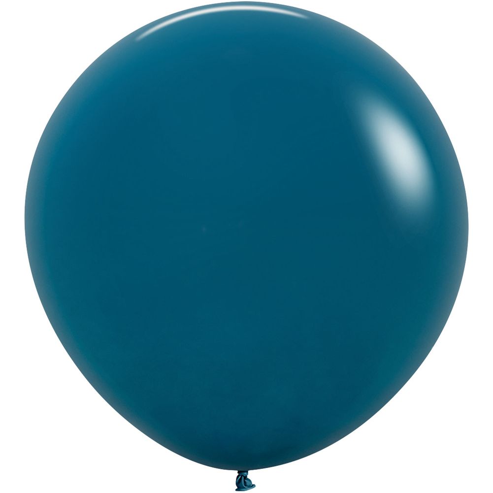 Sempertex 24" Deluxe Deep Teal Latex Balloons (10ct)