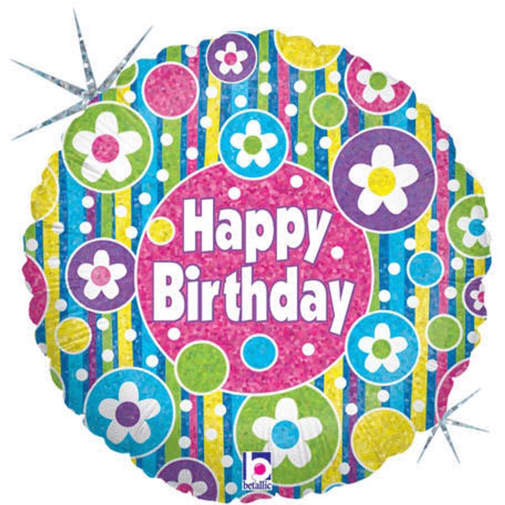 Birthday Bubble Flower Mini