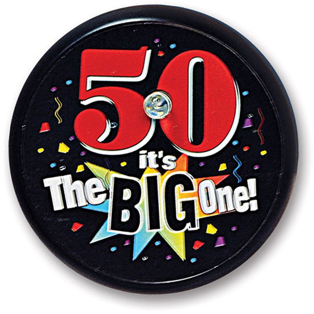 50 It's The Big One Blinking Button