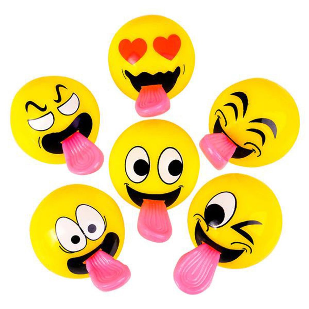 Emoticon Slingshot Ball (12ct)