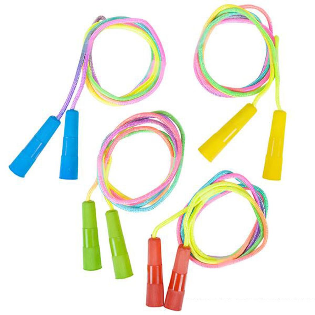 87" Rainbow Jump Rope (12ct)