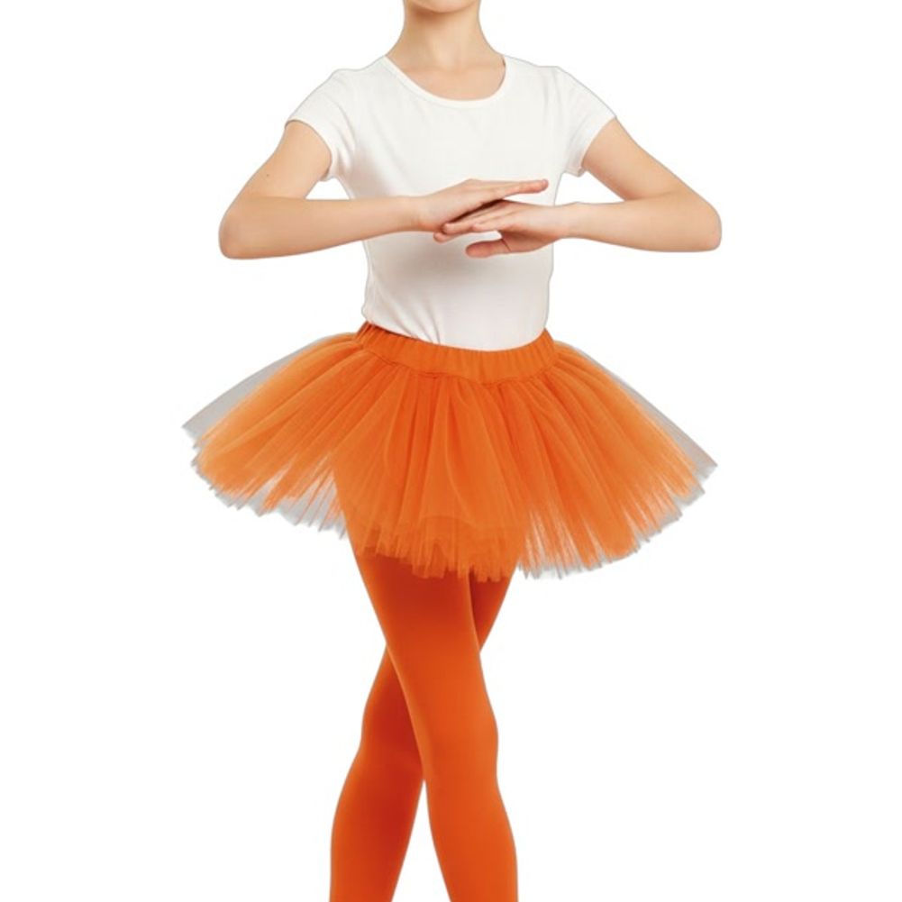 Orange Child Footless Tights