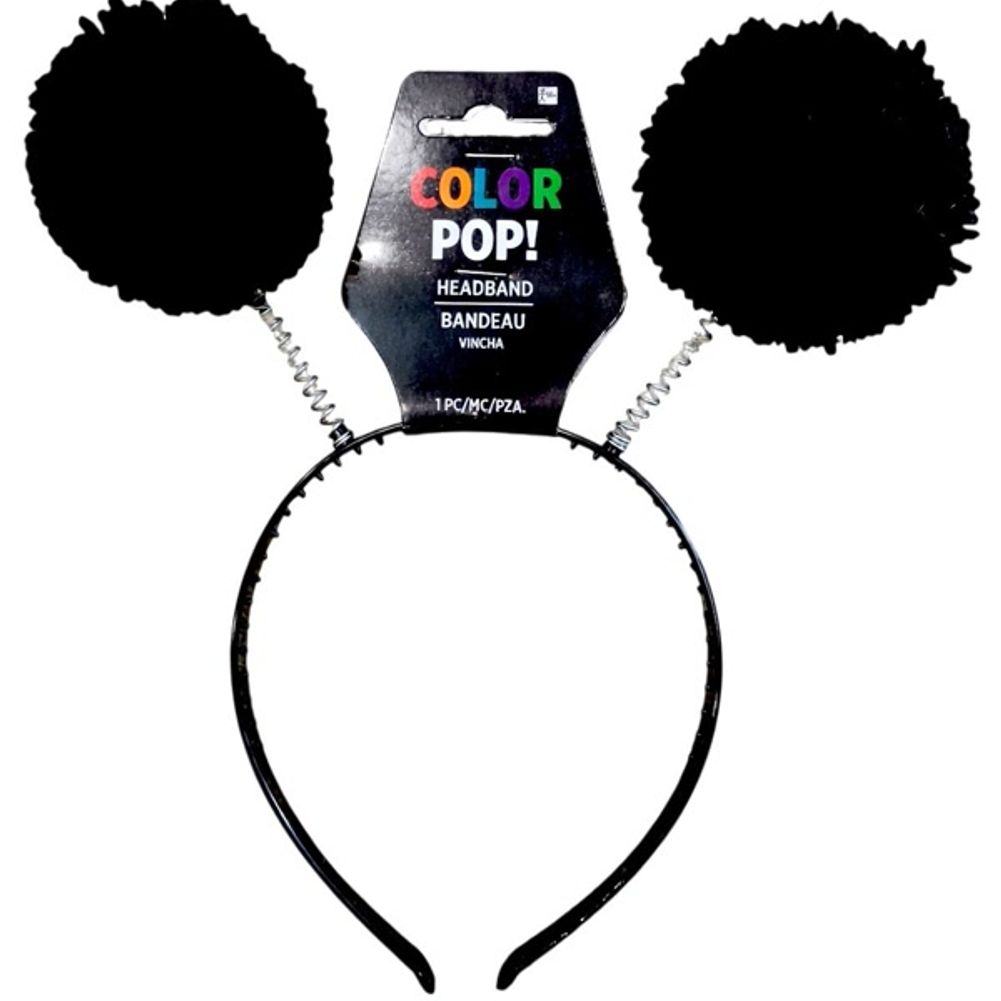 Black Pom-pom Head Bopper