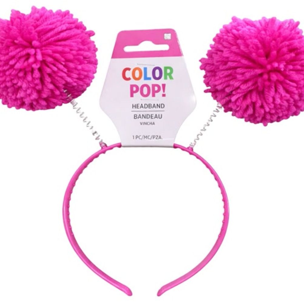 Pink Pom-pom Head Bopper