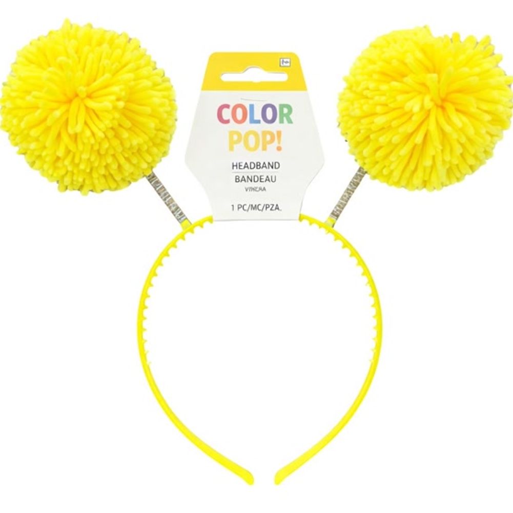 Yellow Pom-pom Head Bopper
