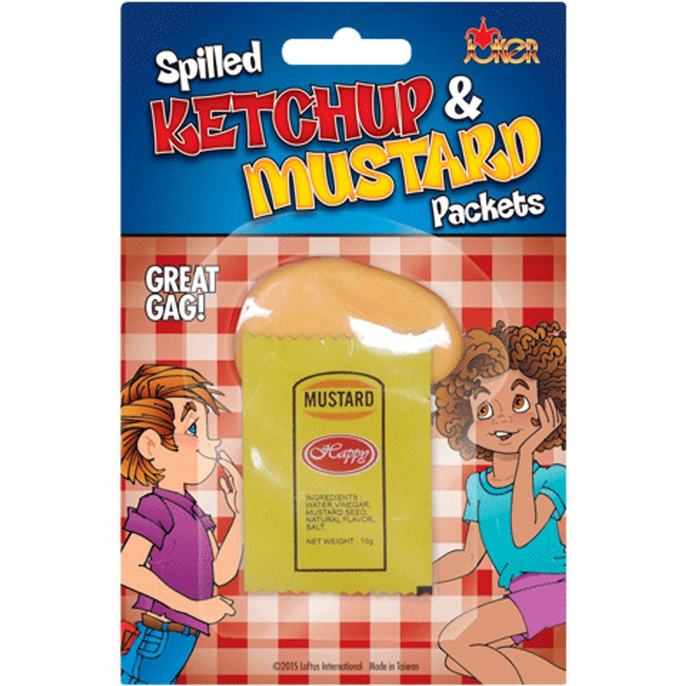 Spilled Mustard Packet