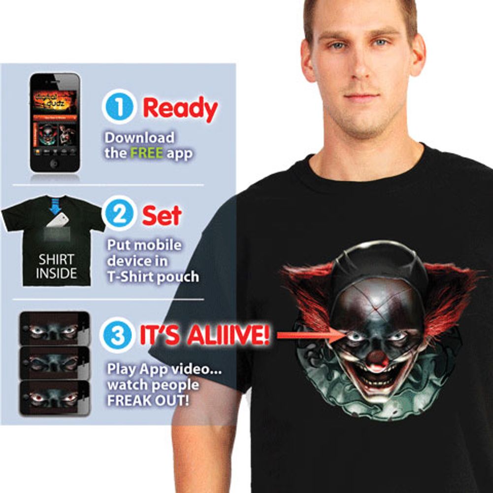 Clown Psychopath Digital Dudz Mens X-Large