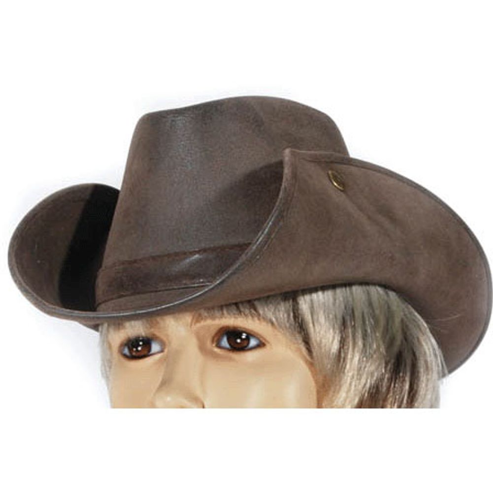 Brown Suede Cowboy Hat