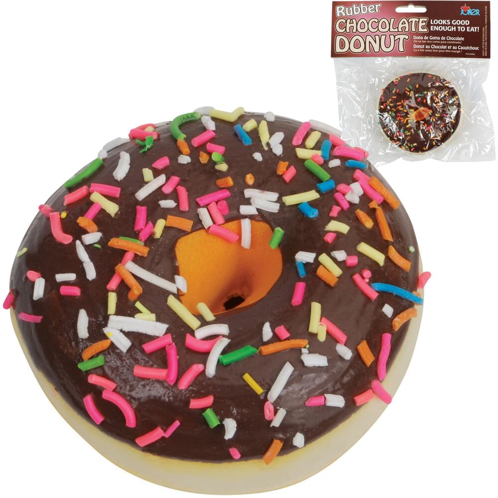 Rubber Chocolate Donut