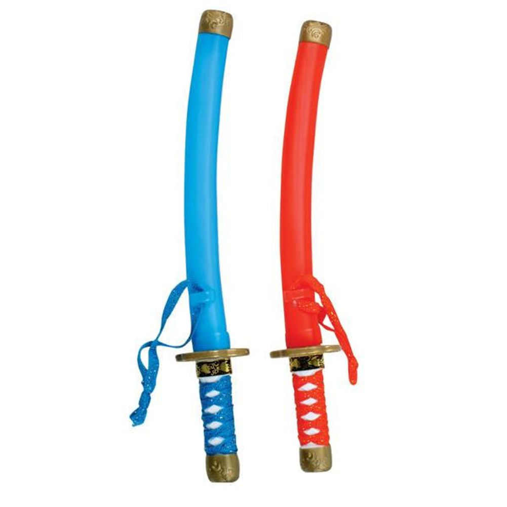 16.5" Red & Blue Ninja Swords (12ct)