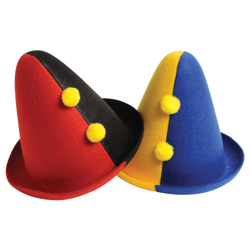 Tall Clown Hat Assorted Colors