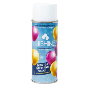HI-SHINE Balloon Aerosol Spray for glossy latex balloon decorations and party décor