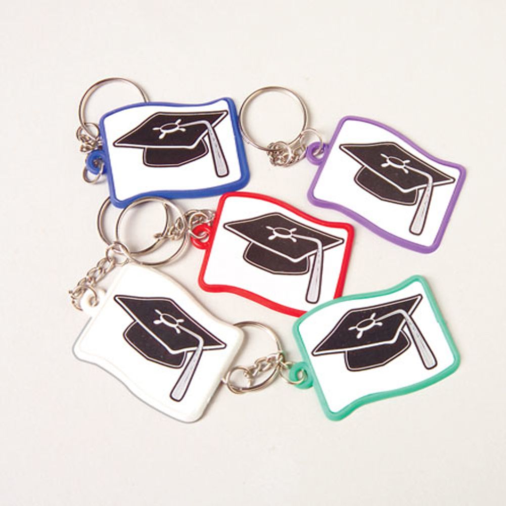 Graduation Cap Keychains (12ct)