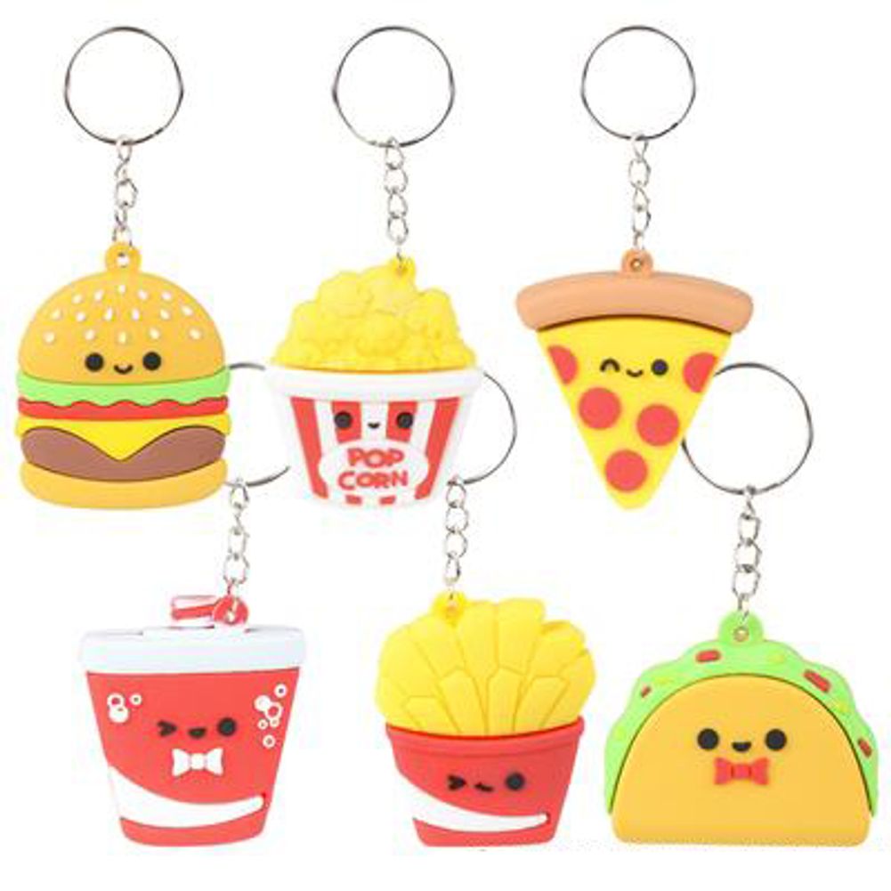 2.25" Fast Food Keychains (24 ct)