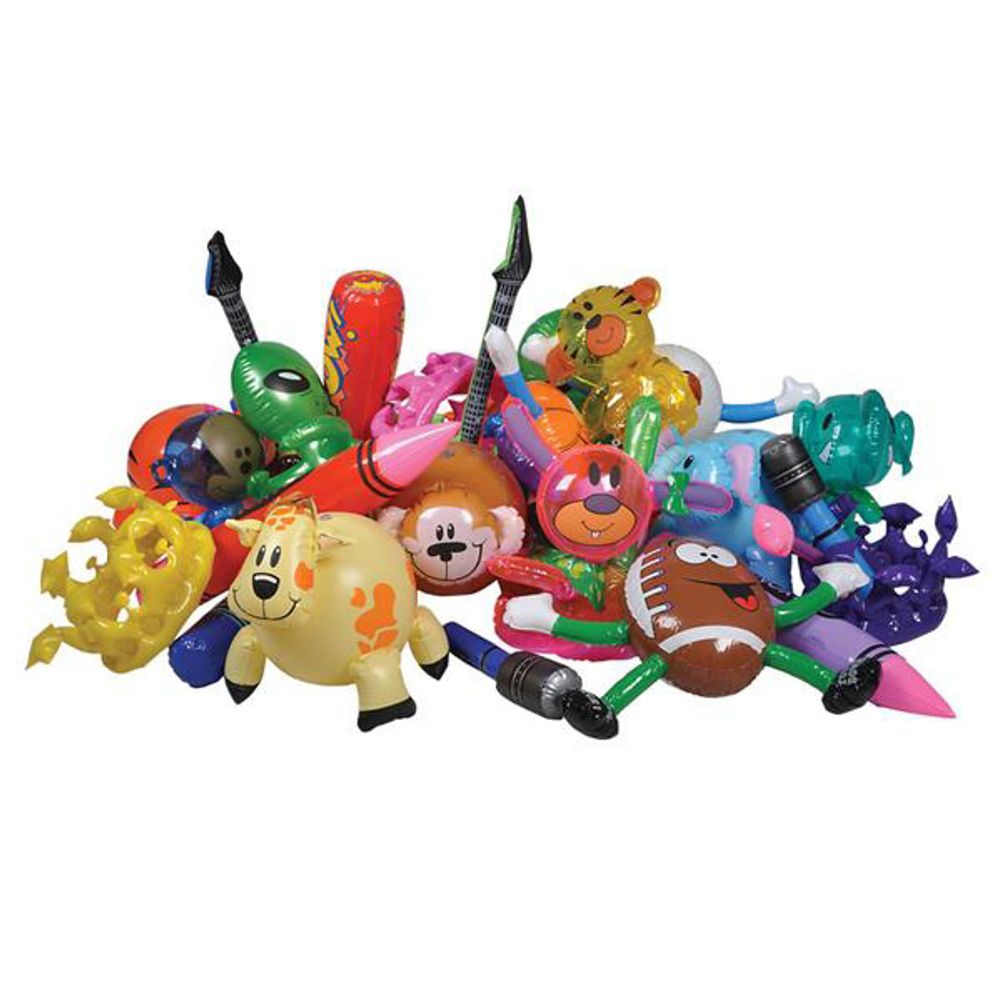 72 piece 8"-23" Inflate Assortment (72ct)