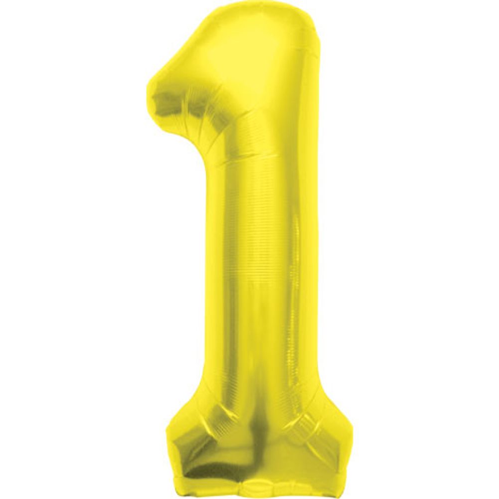 34" Number 1 Gold