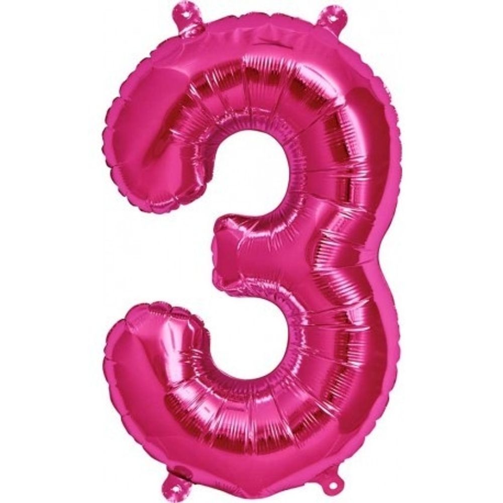 16" Numer 3 - Magenta