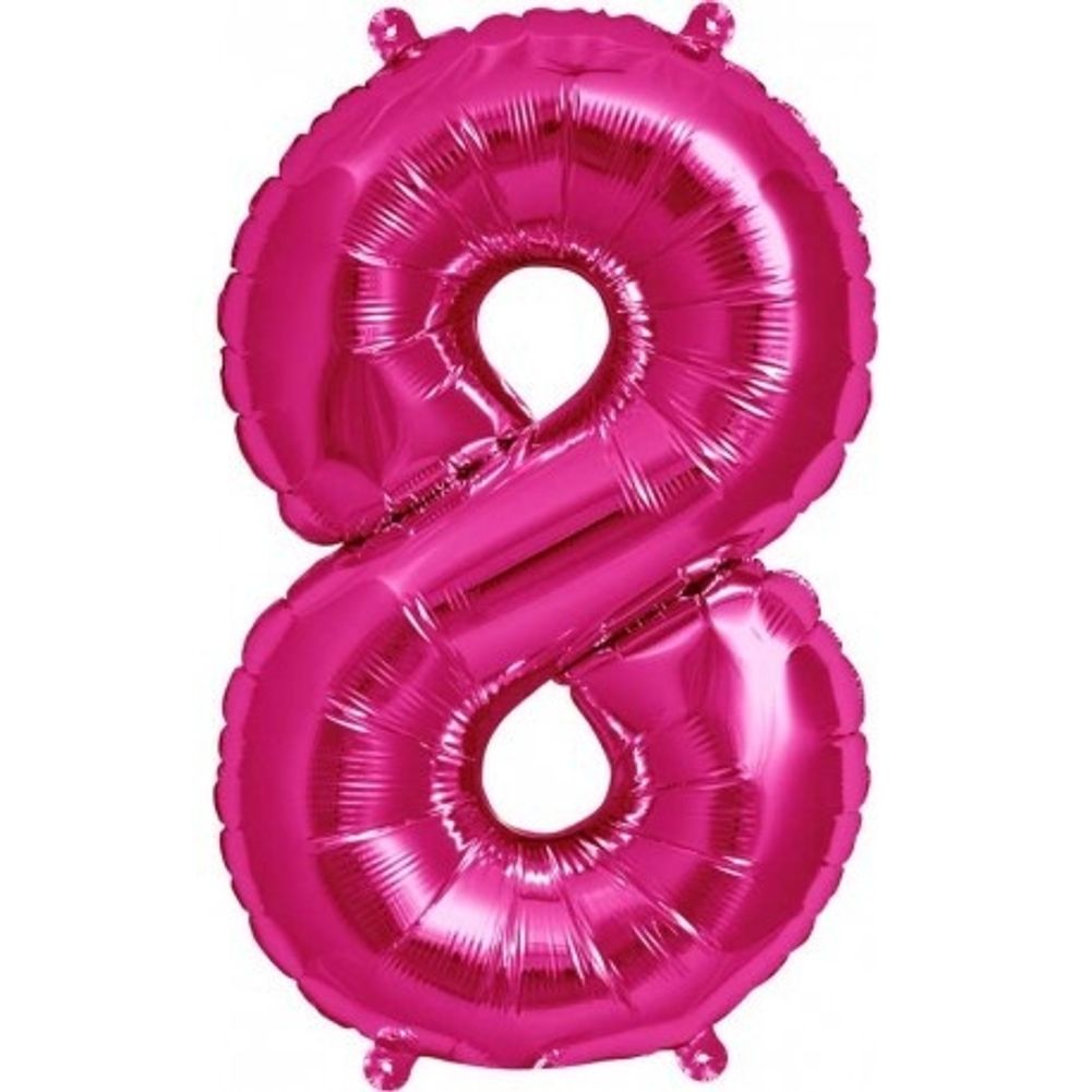 16" Number 8 -  Magenta