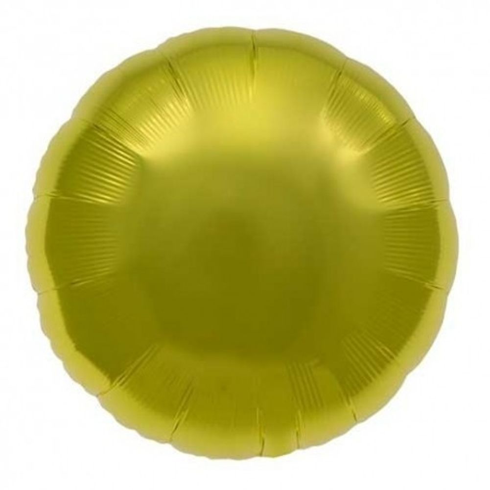 18" Citrine Yellow Round