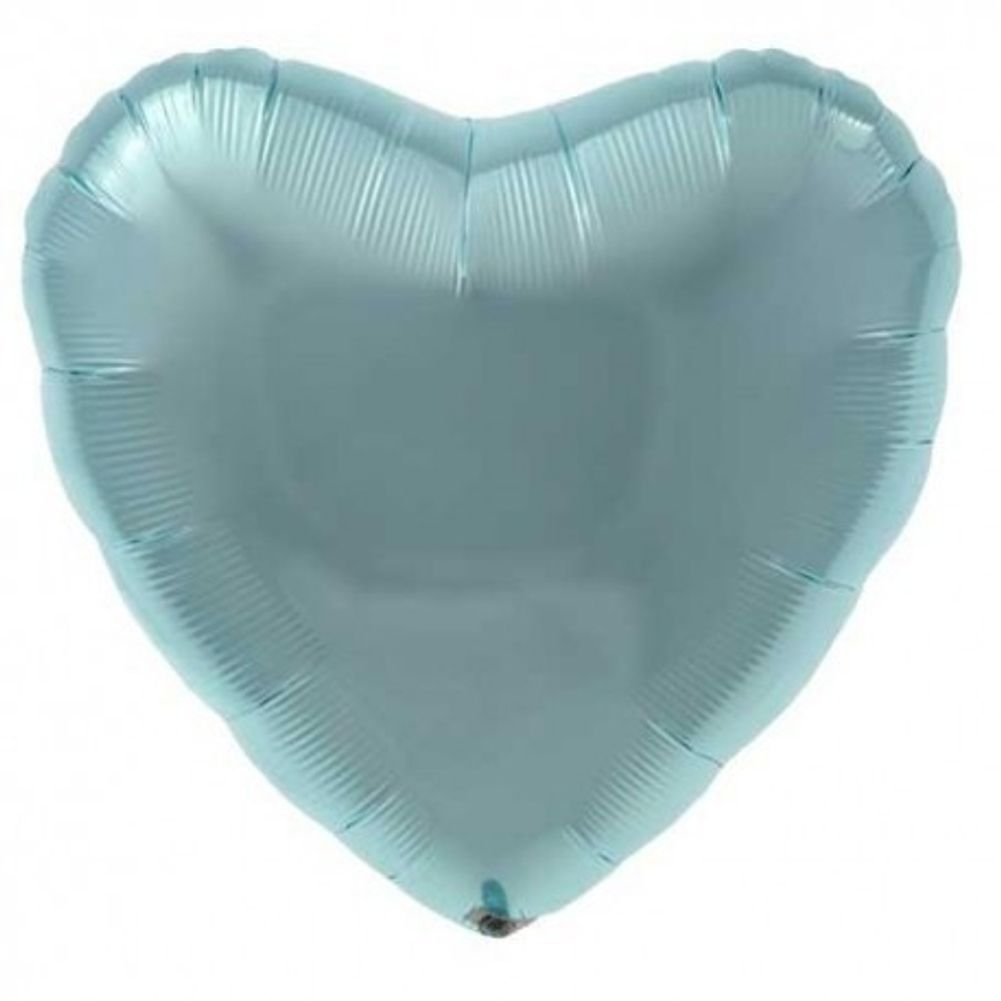 18" Heart Foil Balloon - Teal