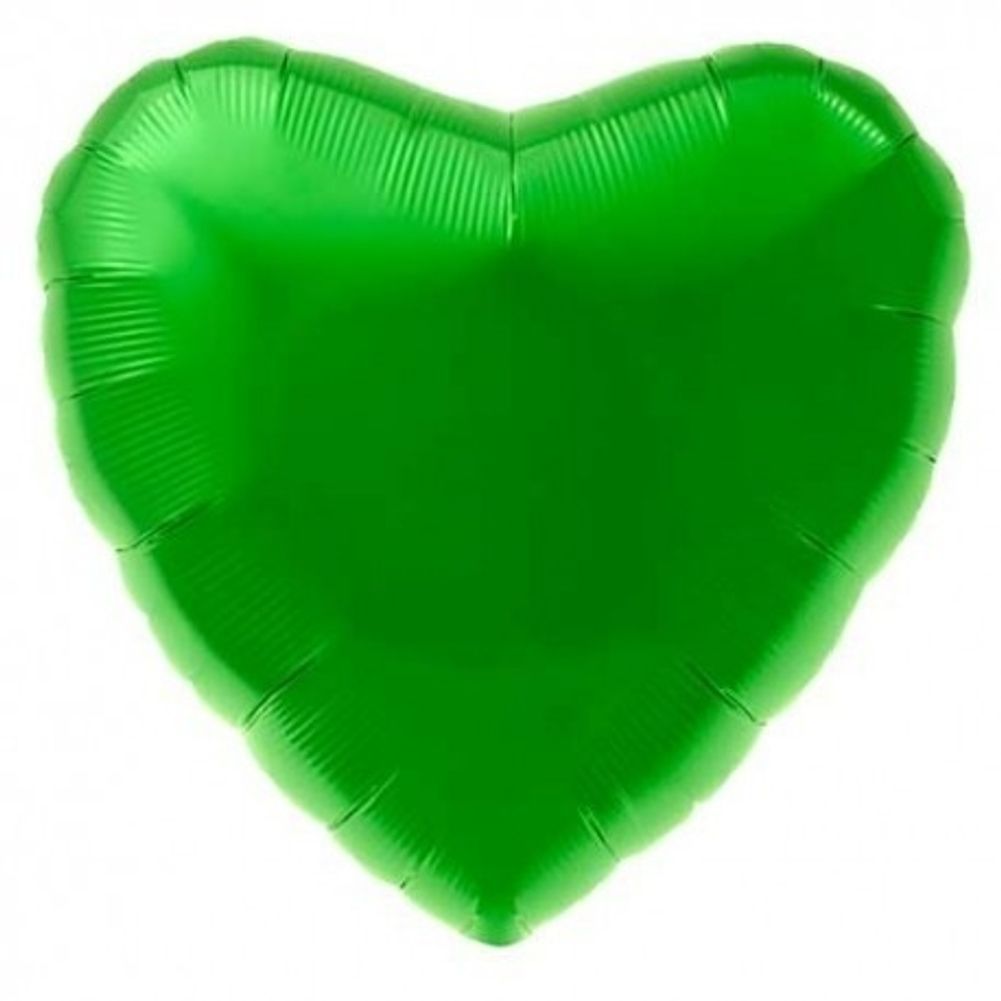 18" Lime Green Heart