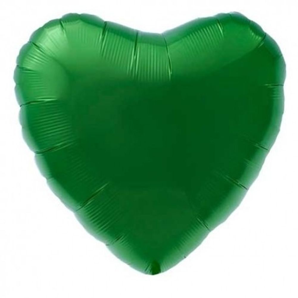 18" Emerald Green Heart