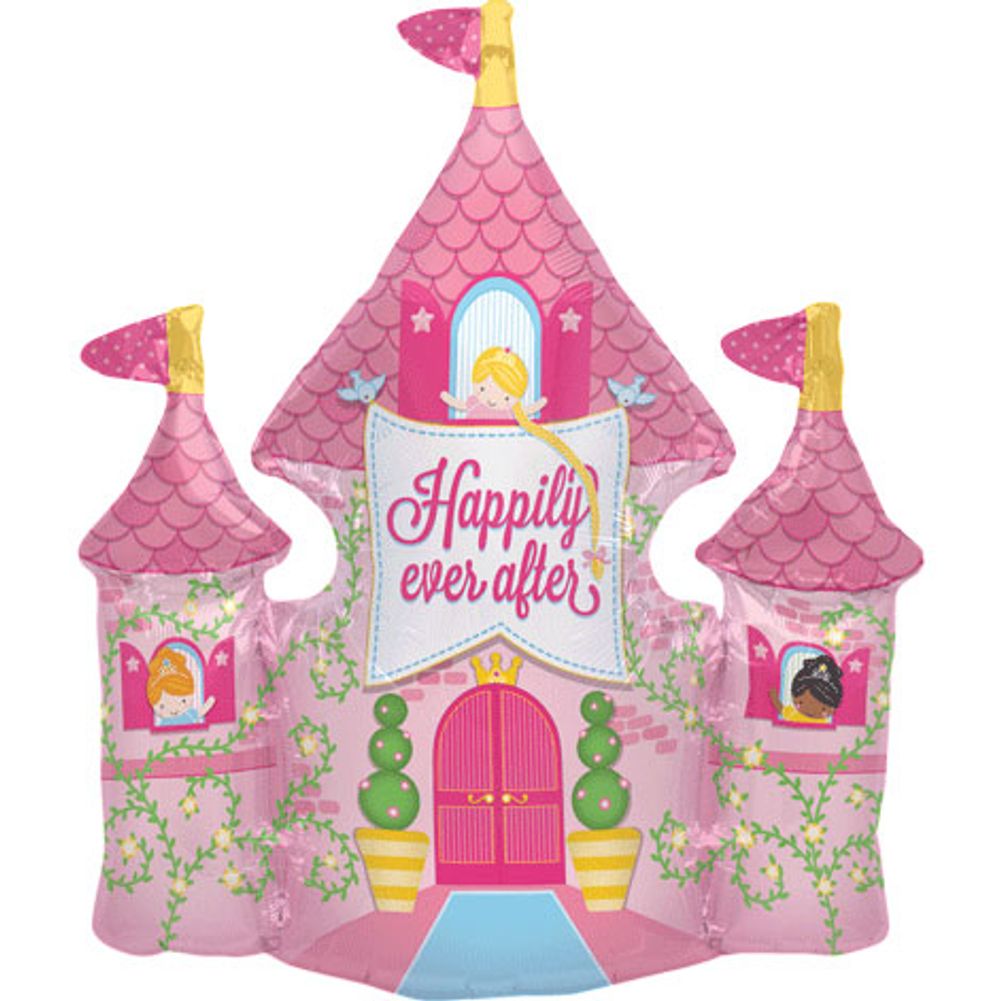33" Happily Ever After Castle Helium Shape