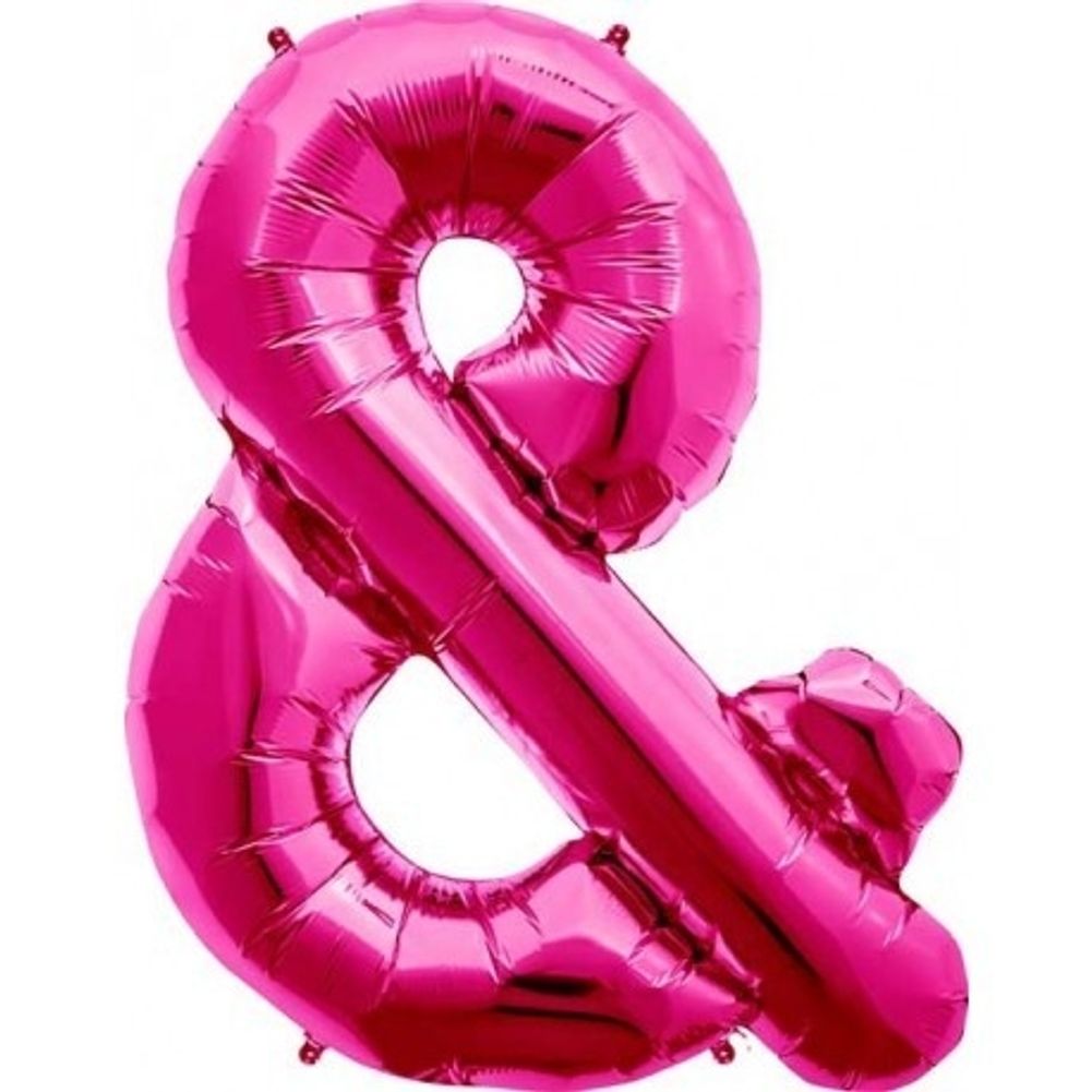 34" & Symbol Foil Balloon - Pink