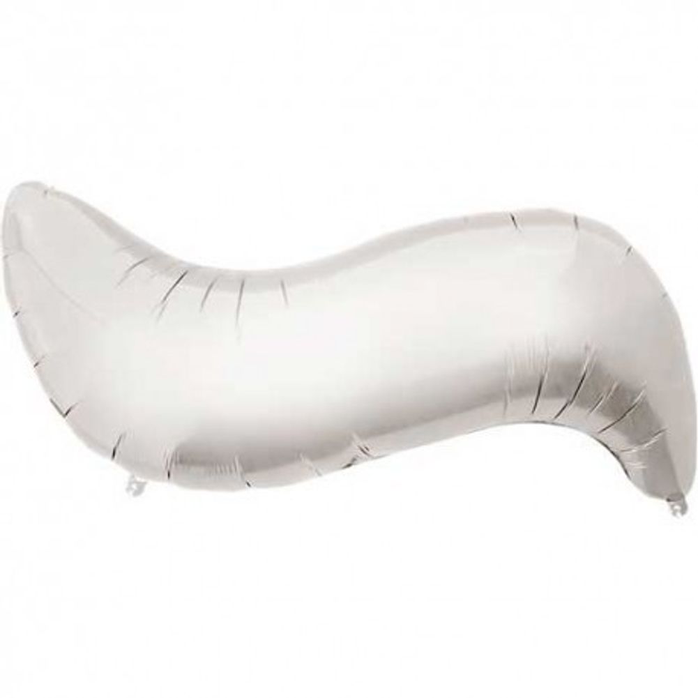 34" Foil Symbol Balloon - Silver