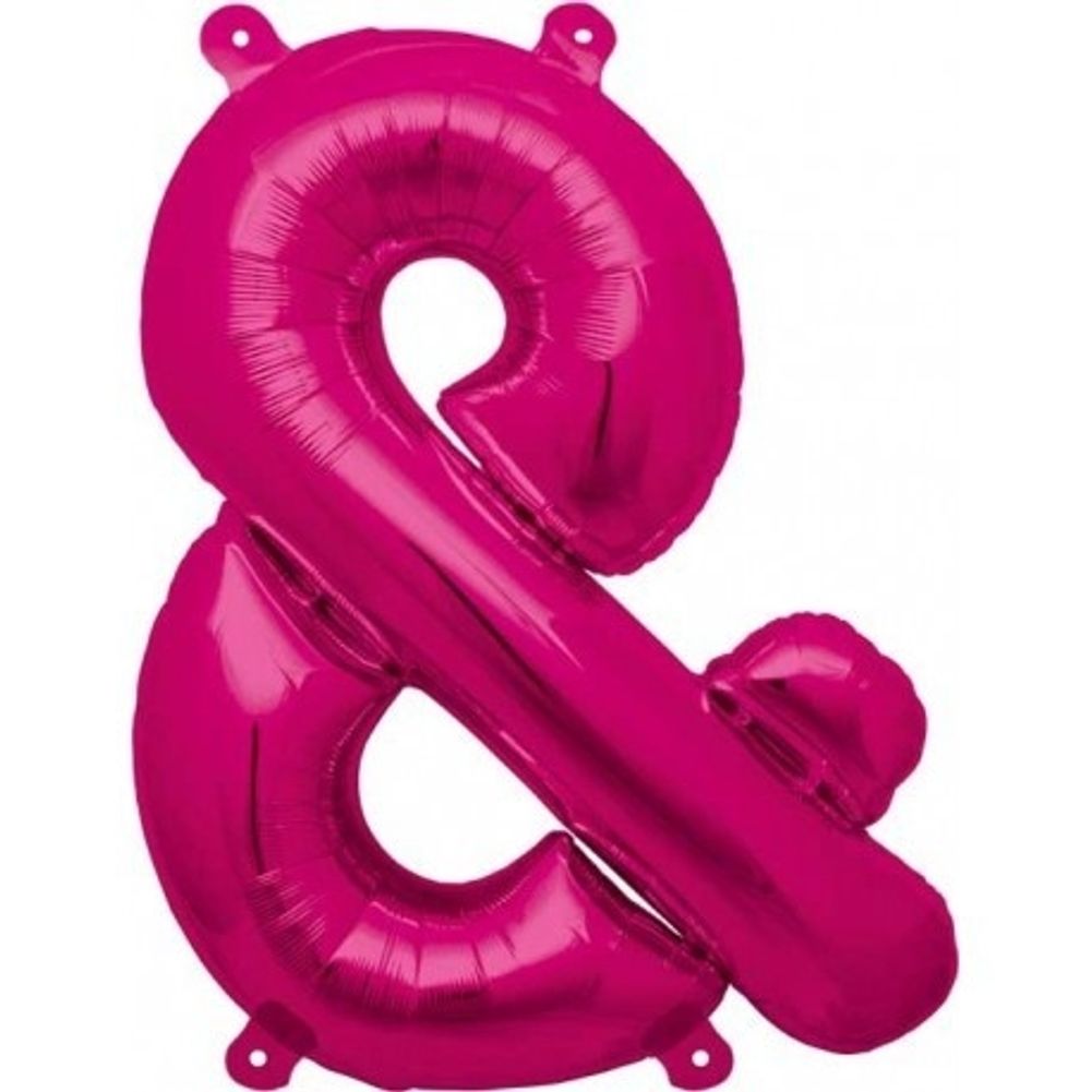 16" Symbol & Balloon - Magenta