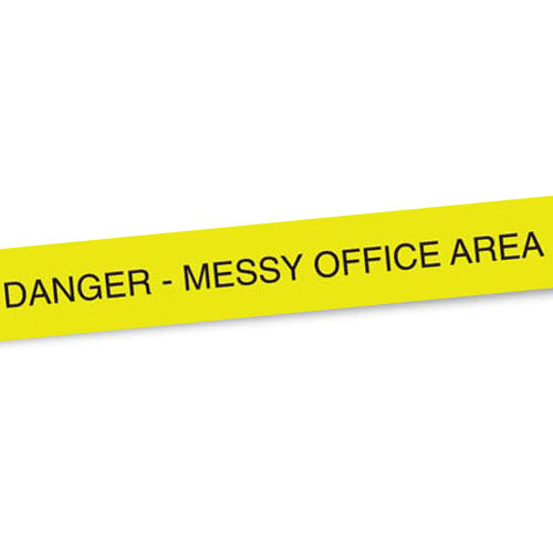 Danger-Messy Office Area Tape