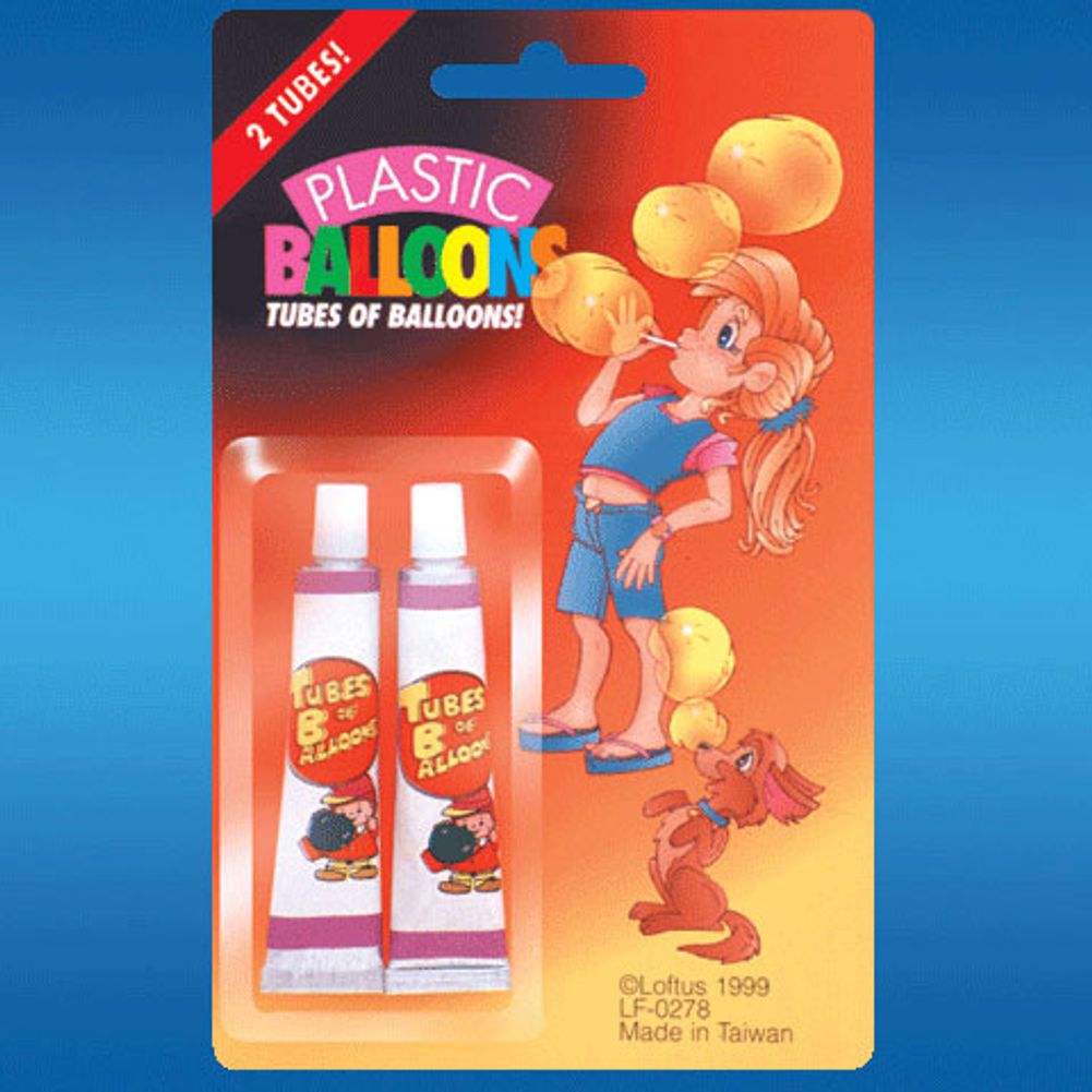 Plastic Balloon Carded