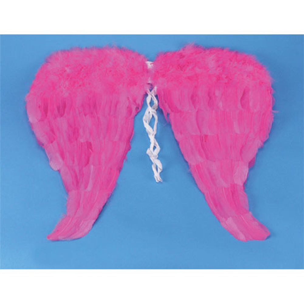 Angel Wings 18" Feather Pink