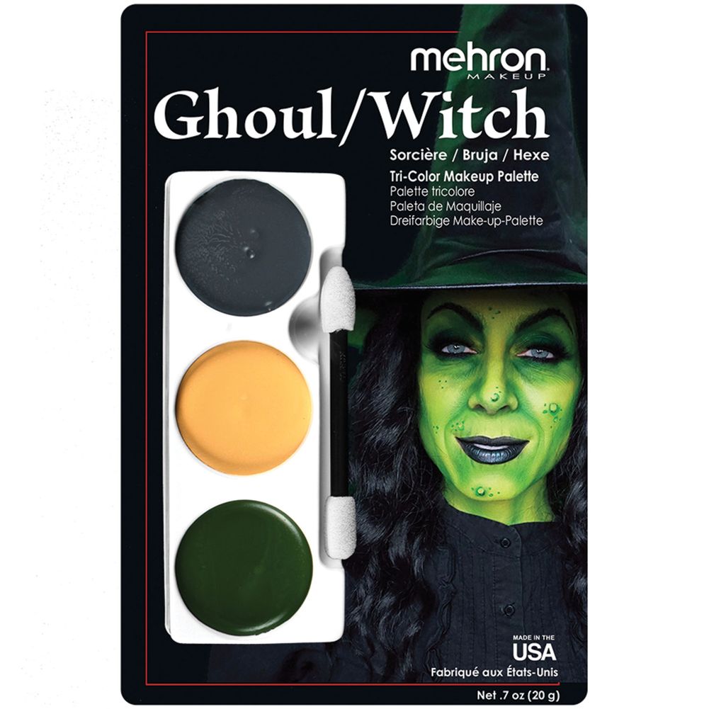 Ghoul/Witch TriColor Character Makeup Palette