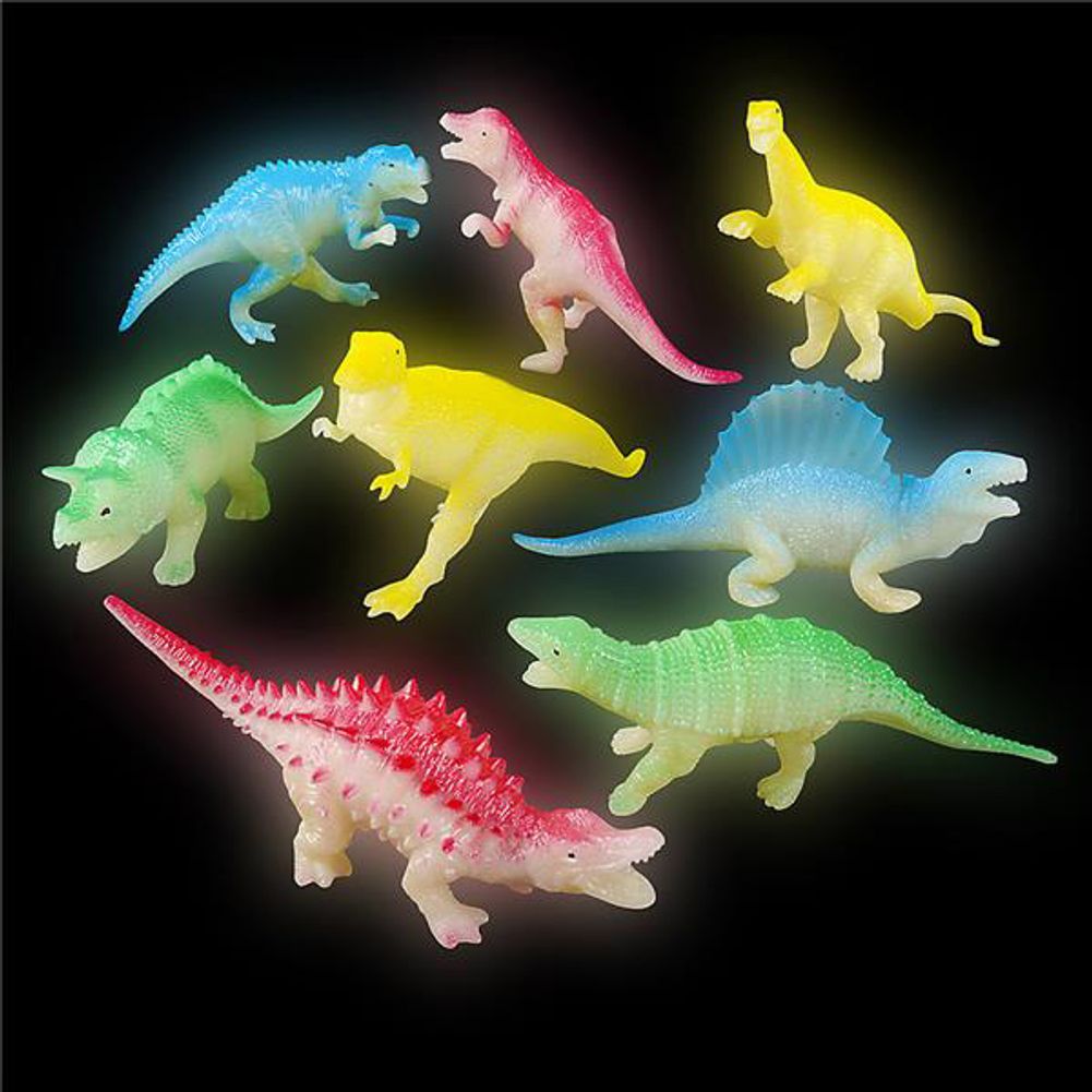 5.5" Glow in the Dark Dinosaur (12ct)