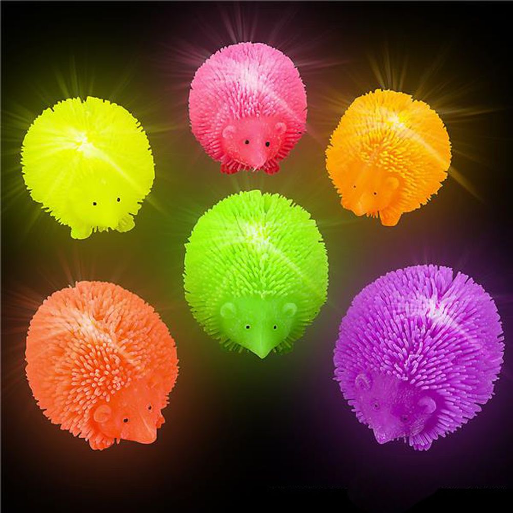 5" Light-up Puffer Hedgehog (12ct)