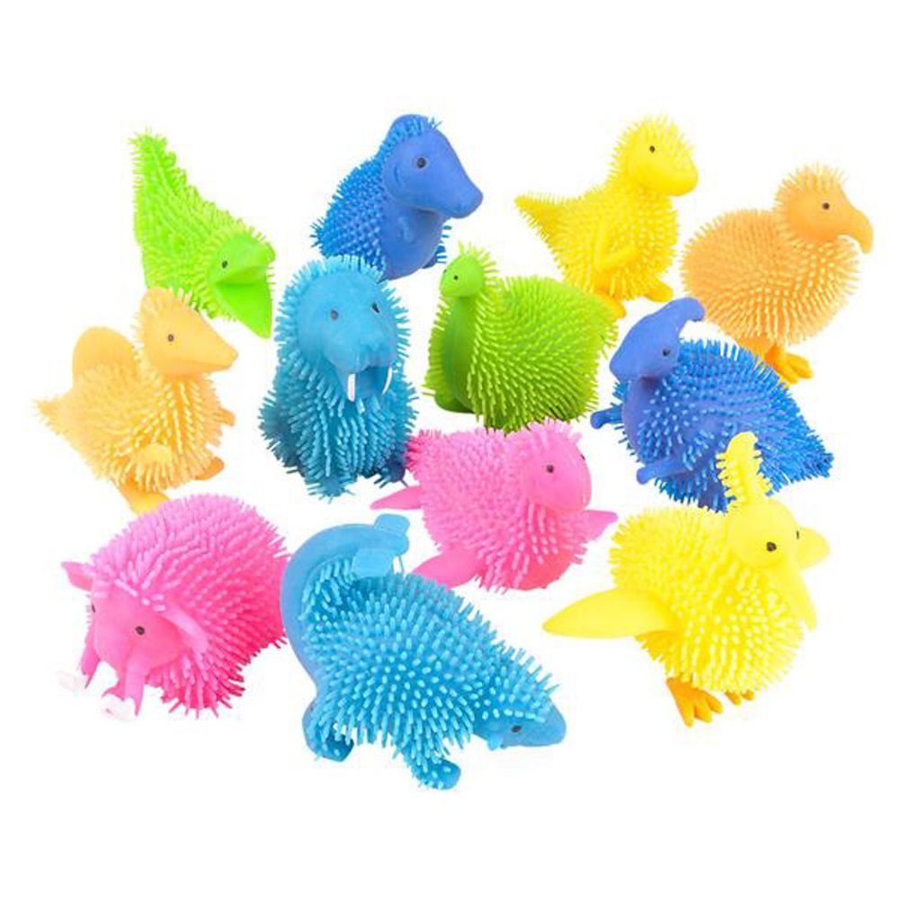 3.5" Prehistoric Puffer Animal (12ct)