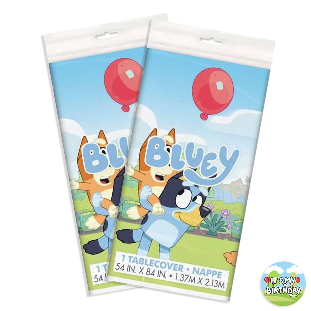 Bluey Tablecovers (2ct) and Sticker