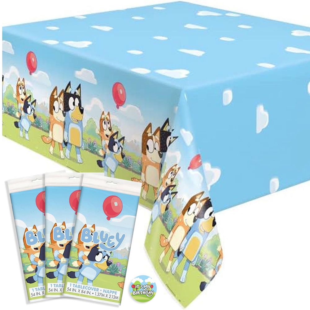 Bluey Tablecovers (3ct) and Sticker