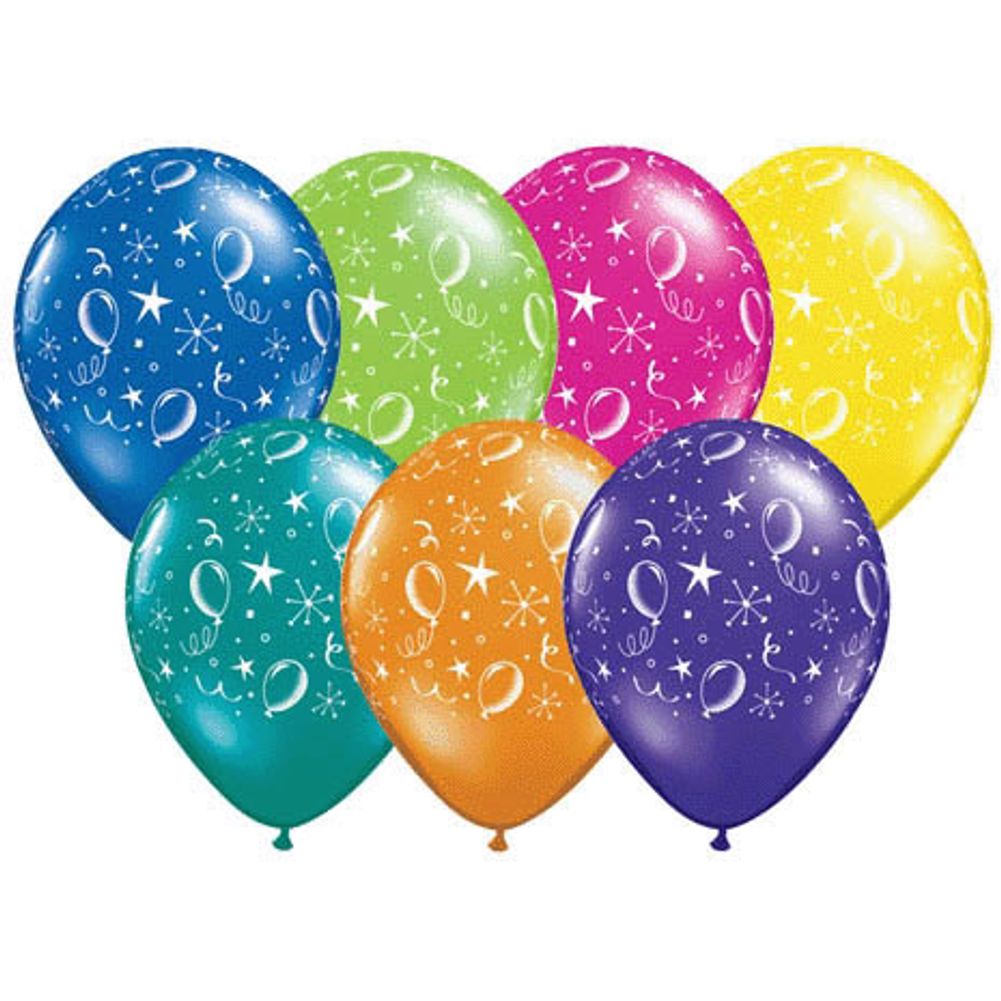11" PARTY BALLOONS AROUND