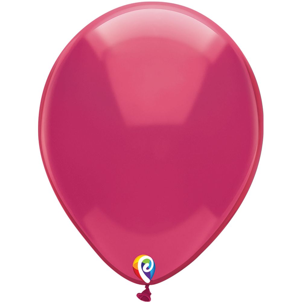 Funsational 12" Crystal Fuchsia Latex Balloons, 15ct