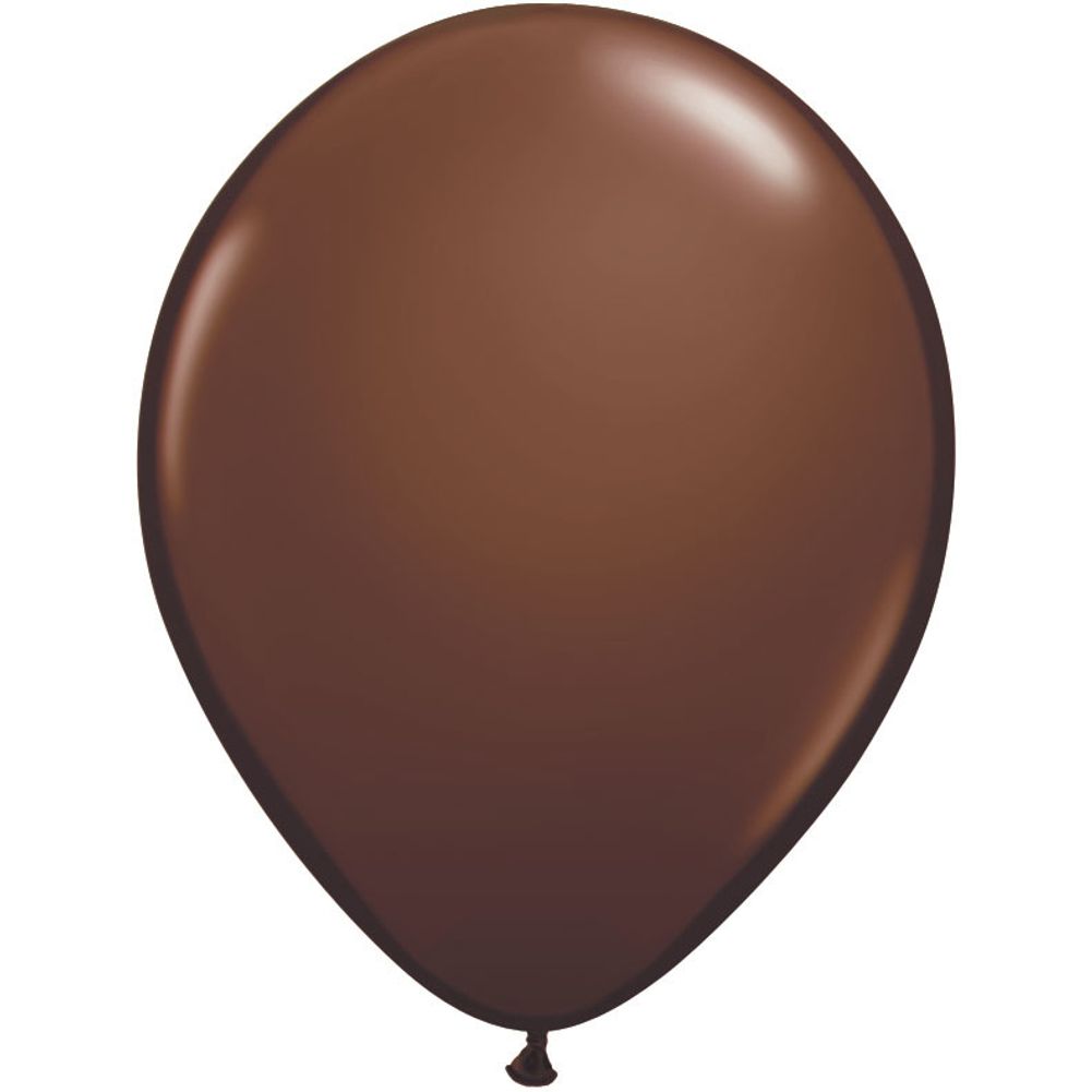 Qualatex 16" Chocolate Brown Latex Balloons (10ct)