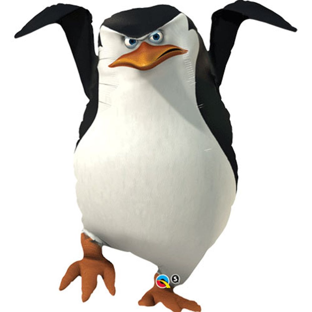 40" Skipper The Penguin Helium Shape