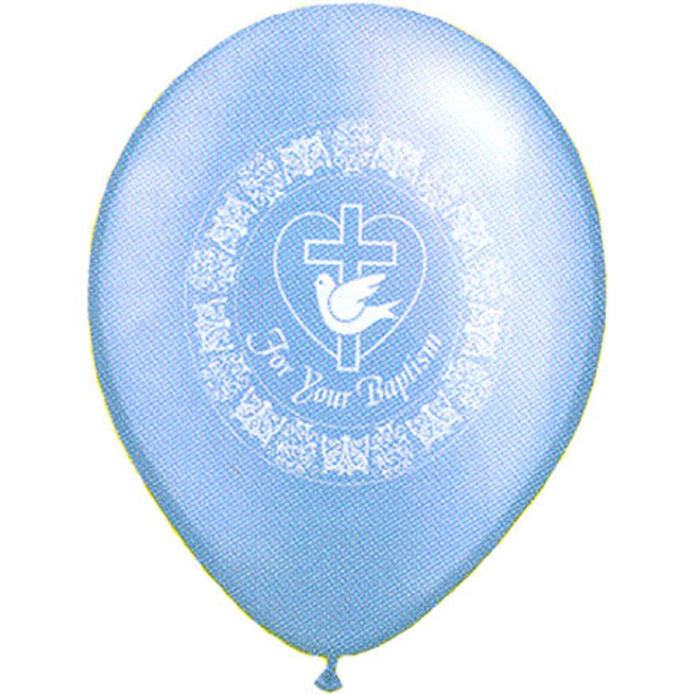 11" Baptism Dove Azure